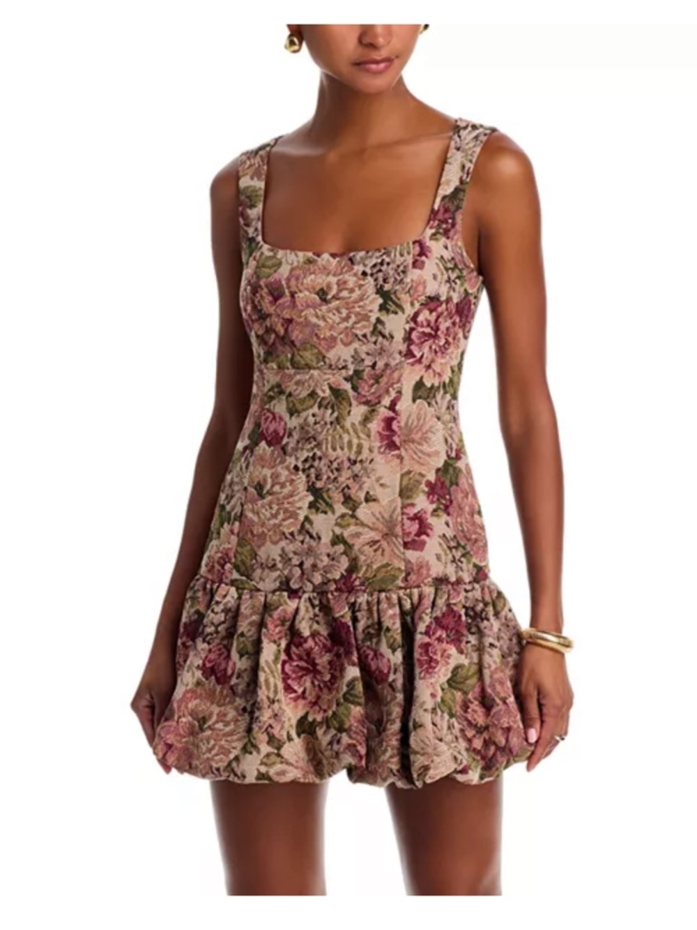 AQUA
Tapestry Mini Dress - Exclusive